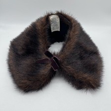 Lands End Faux Fur Collar Kids One Size 17  