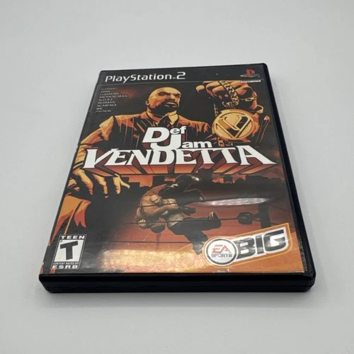 Def Jam Vendetta CIB Black Label (Sony PlayStation 2, 2003) Complete W/ Manual