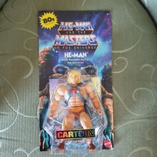 HE-MAN Figure Masters Of The Universe Cartoon Collection  MOTU Origins HTF RARE