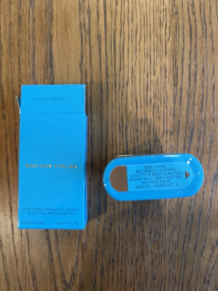 Gotas bronceadoras Westman Atelier Sun Tone Soleil Parfait 2-totalmente nuevas en caja Foto 4 de 4