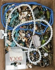 Costume Jewelry Lot RESELLER BOX-ALL WEARABLE 5+lbs. Vtg-Mod BOHO FESTIVAL  #143