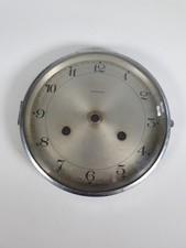 Vintage PERIVALE 6 Inch Clock Dial Glass Bezel Hinged Metal Face Spares Restorat
