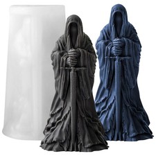 Skull Ghost Cylinder Animal Molds Bear Candle & Resin Mold - Resin Casting Silic