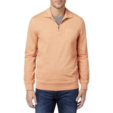 Club Room Mens Knit Pullover Sweater, rawsienna, Large