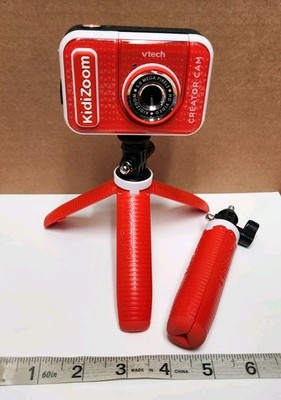 VTech KidiZoom Creator Cam HD Video Camera for Kids Red w/ Extra Stand
