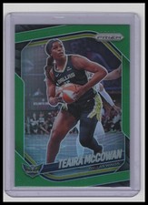 2025 Panini Prizm WNBA #48 Teaira McCowan Green Prizms