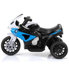 Kids Ride On Motorcycle BMW Licensed 6V Electric 3 Wheels w/ Music Light Blue