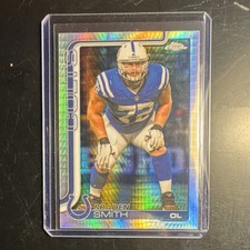 Topps 2023 Chrome Braden Smith #134 Indianapolis Colts NFL Base Set