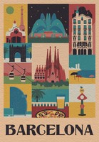Puzzle (1000 T.) Barcelona (Clementoni) Neu/Ovp
