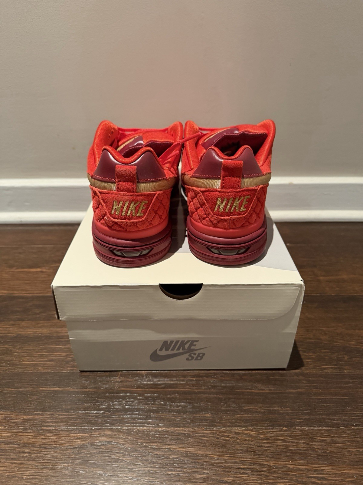 *DS* Size 9.5 - 2026 Paul Rodriguez Nike SB Air Zoom Low ‘NBA All Star West’ RED thumbnail 3