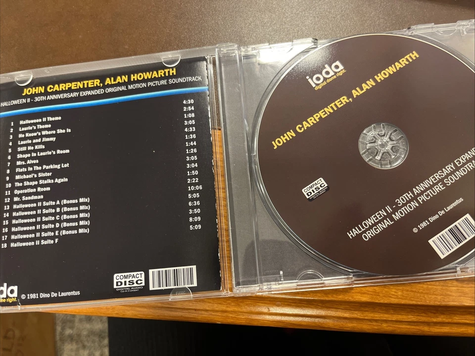 HALLOWEEN II 30th Anniversary EXPANDED Ed John Carpenter/Alan Howarth 1000 copy - Image 3 of 4