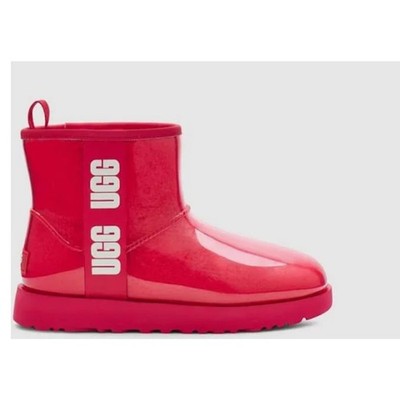 UGG Classic Clear Mini Boot | Women size 9 | Red