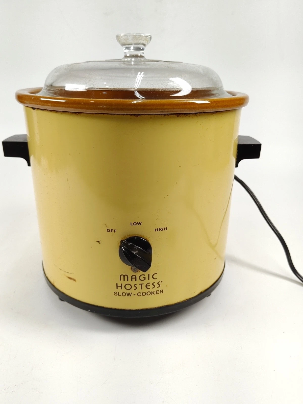 Vintage MAGIC HOSTESS Slow Cooker Crock Watcher 4qt Crock Pot Slow Cooker