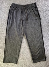 Adidas Essentials Fleece Thermal Lined 3 Stripes Warm Up Pants Gray Men's XL