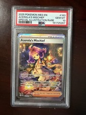 2025 POKEMON MEG EN-MEGA EVOLUTION #183 ACEROLA'S MISCHIEF PSA 10 on eBay