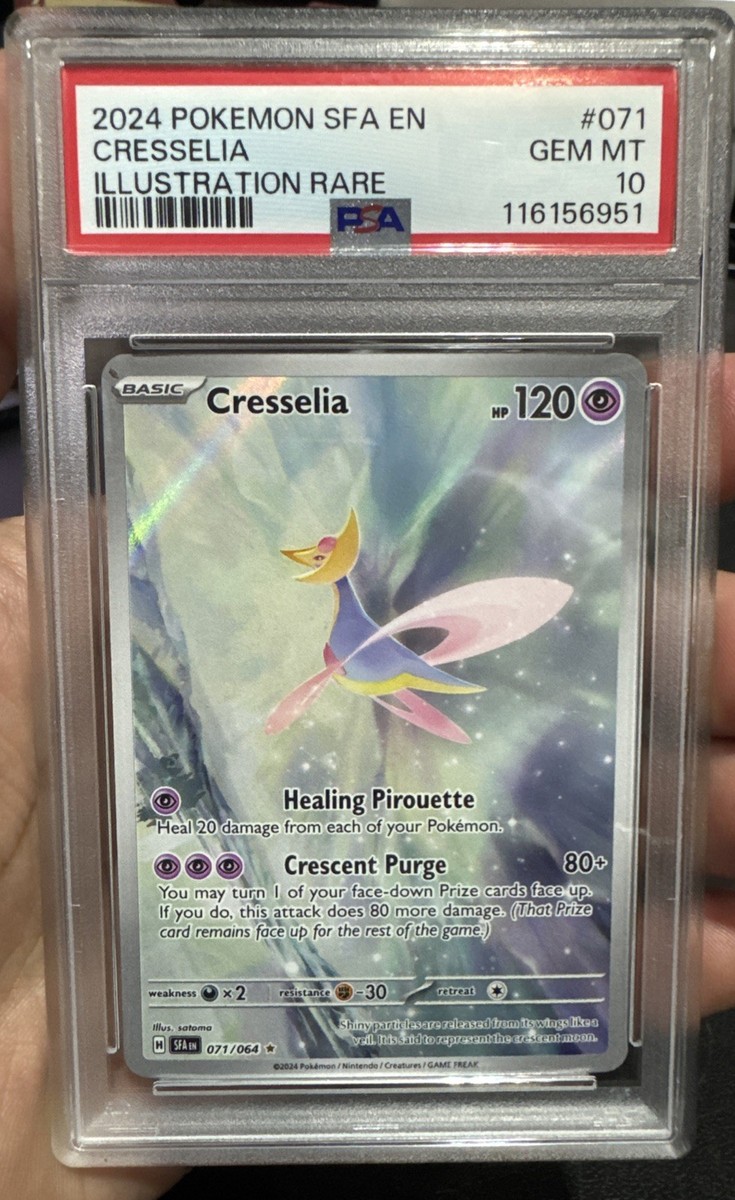PSA 10 Cresselia 071/064 Shrouded Fable Illustration Rare 2024