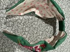 Used Excellent Green Fabric Headband Hummingbird Floral Embroidery Women — photo 3