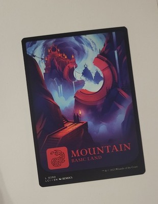 MTG Mountain Full Art Land 0290 LCI Lost Caverns of Ixalan 2023 Basic Land Magic