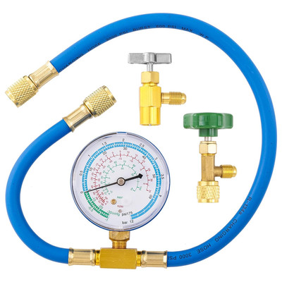 R290 and R600A Charging Manifold Hose Kit, R600A Refrigerant Recharge Kit with P