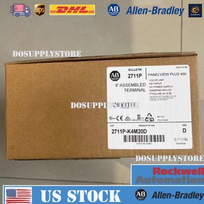 2711P-K4M20D New Allen-Bradley 2711P-K4M20D Panelview Plus 400 US Free Tax