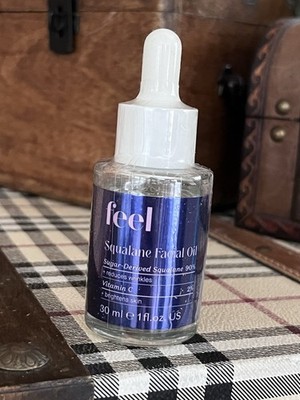 FEEL BEAUTY Squalane Facial Oil Reduces Wrinkles & Brightens FULL SIZE 30ml