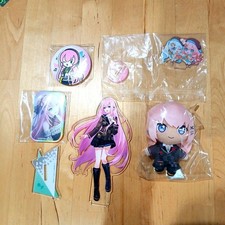 Megurine Luka Acrylic Stand Badge Plush Mini Stand Goods Lot