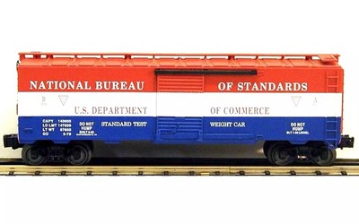 LIONEL 6-52098 TTOS US DEPT OF COMMERCE STANDARD TEST WEIGHT BOX CAR 1996