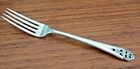 International Silver sterling Queens Lace Dinner Fork 7 Available 7 1/4"