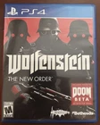 Wolfenstein: The New Order (Sony PlayStation 4, 2014) Shooter Video Game PS4