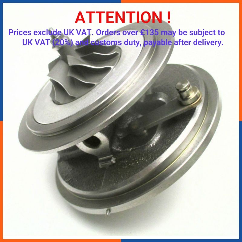 Cartouche CHRA pour turbocompresseur VW avec références 821866-5004S et 821866-5003S en acier