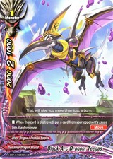 Buddyfight TCG card X-CBT-A/0056EN C Black Arc Dragon, Teegas Driven to Disorder