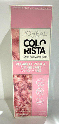 L'Oréal Paris Colorista Semi-Permanent Hair Color Pink Vegan Formula 2 Pack