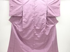 7525681: JAPANESE KIMONO / ANTIQUE KIMONO / SILK / FUSHI TSUMUGI / WOVEN WHEEL P