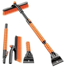 Extendable Snow Brush and Ice Scraper for Car, 30"-35"-39" Adjustable 39inch
