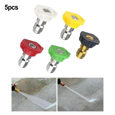 #ad Auto Cleaning High Pressure Washer Aluminum Core 5 Fan Nozzles. $6.25