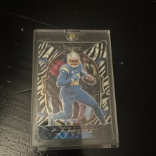 2022 Panini Select Zebra Prizm Keenan Allen #15 Chargers NFL Football