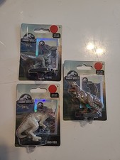 Jurassic World Complete Set Dinosaurs T. Rex, Indominus Rex  Blue New/Sealed