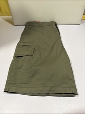 UNIONBAY Men's Green Relaxed Fit Cargo Shorts Size 38 New