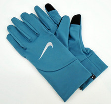 Nike Pacer Lightweight Gloves Adult Women's Medium Running Smokey Blue/Silver