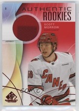 2024 Upper Deck SP Game Used Authentic Rookies Red Jersey Scott Morrow #257 1zm