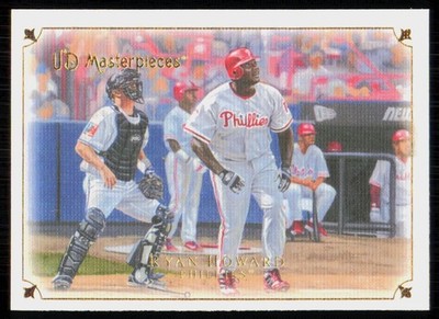 2007 Upper Deck Masterpieces Ryan Howard Philadelphia Phillies #71