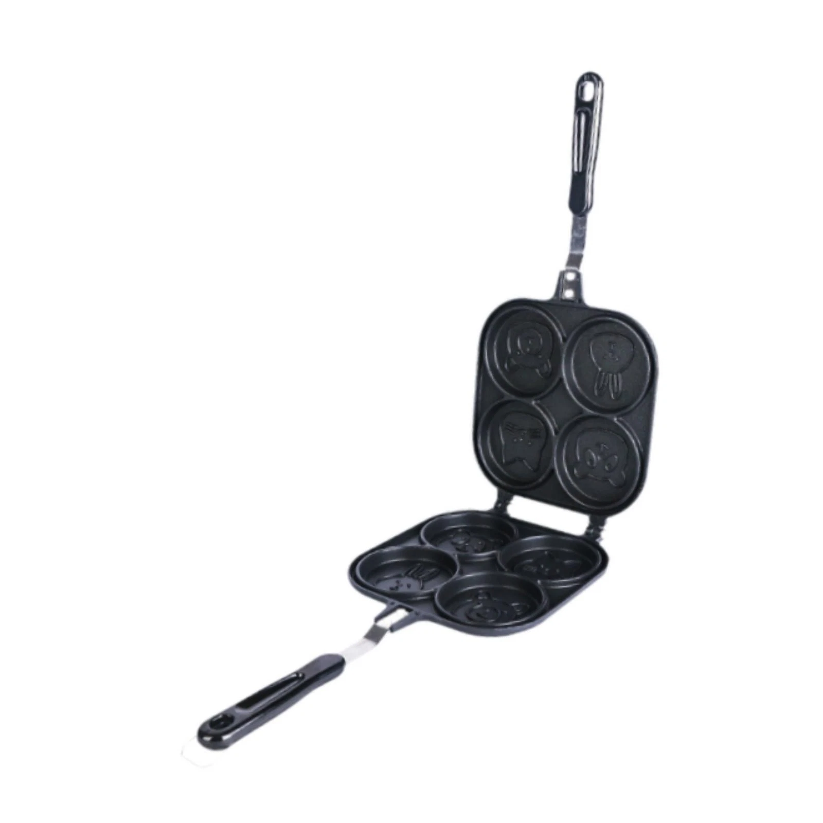 Fried Egg Pan Divided Easy to Clean Cookware Lightweight Suitable for Gas and