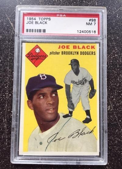 1954 Topps #98 Joe Black PSA NM 7 Brooklyn Dodgers
