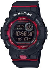 Casio G-Shock Digital Bluetooth Watch Black / Red Resin GBD-800-1 / GBD800-1