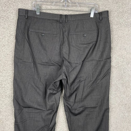 Calvin Klein Pantalone Uomo Grigio Elegante 38x32 (30) Slim Elasticizzato Gessato - Foto 5 di 20