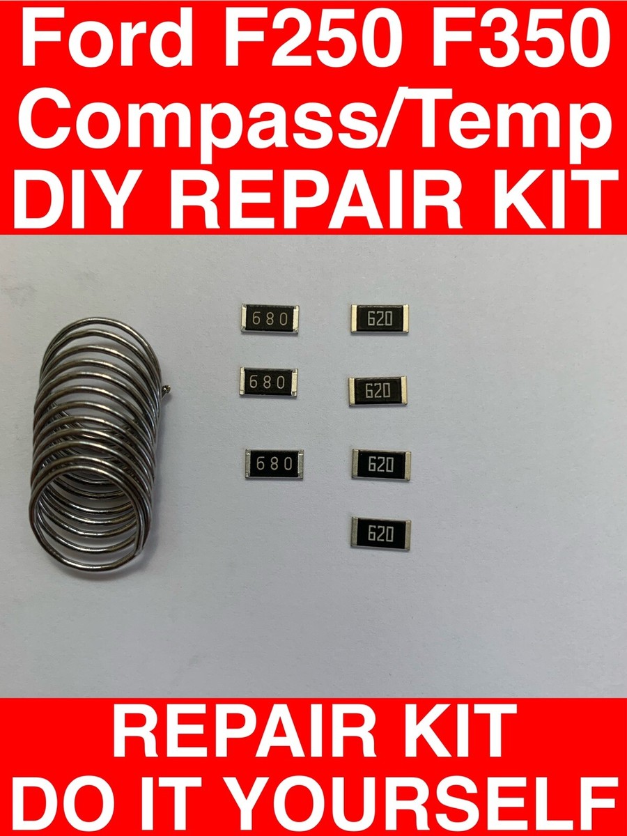 1999-2001 Ford F250 F350 Overhead Console Compass Trip 1999-2001 Ford F250 F350 Overhead Console Compass Trip