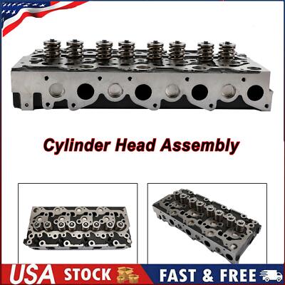 Complete Cylinder Head With Valves For Kubota V2203 V2203T V2203E V2203B U
