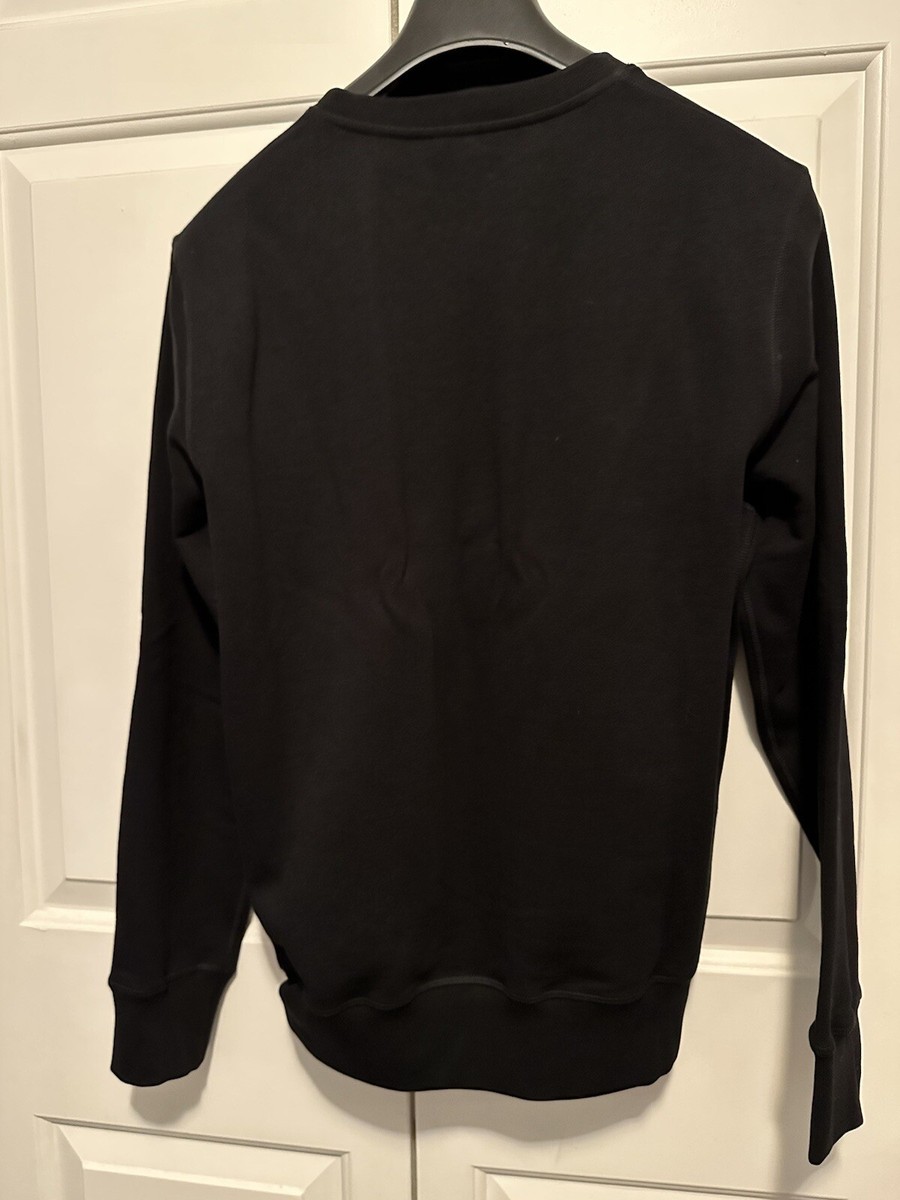 Alexander McQueen floral $600 logo embroidered sweatshirt