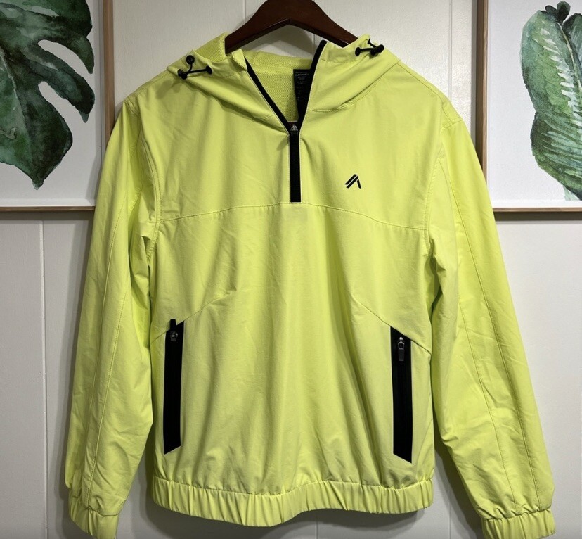 Alphalete Infinity Tech Jacket Size S Citrus - image 1