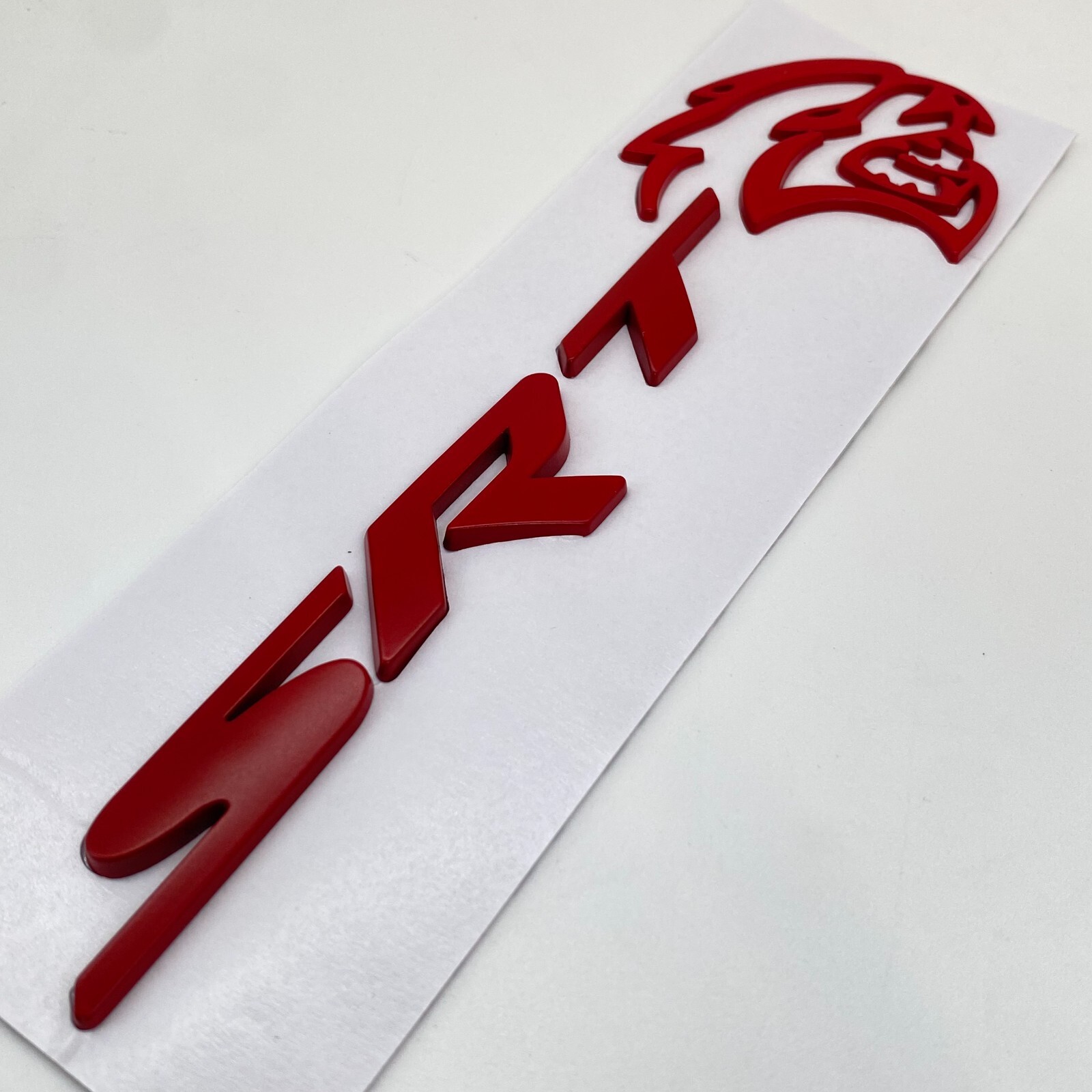 Red Hellcat Emblem Rear Trunk Tail Badge Universal Car 3D Metal Decal